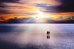 Abendstimmung im Wattenmeer